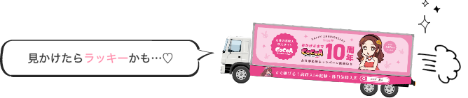 見かけたらラッキーかも